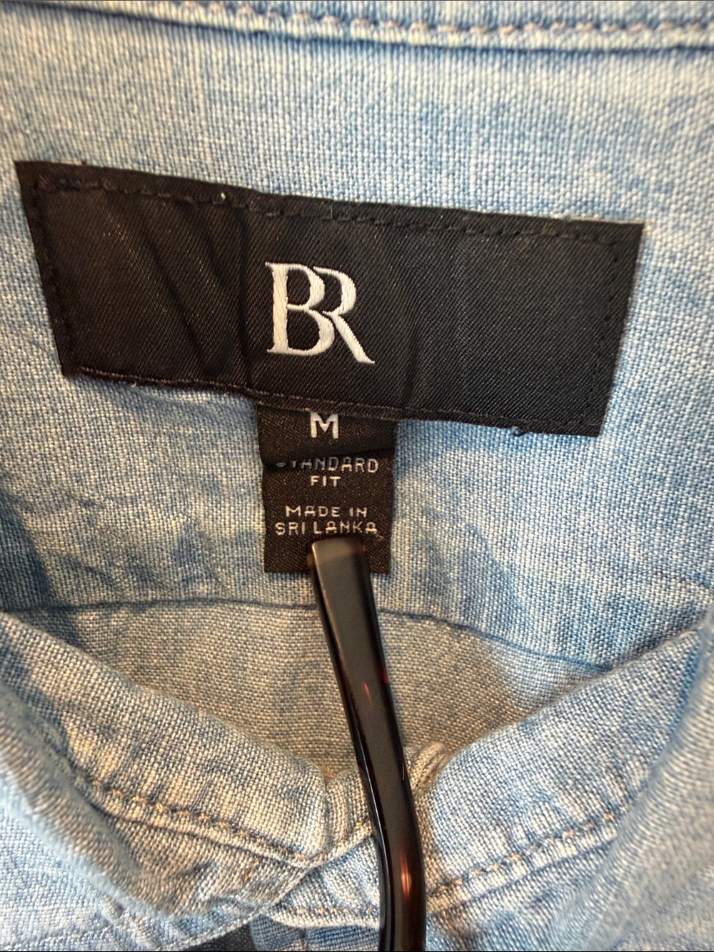 Banana Republic Light chambray Denim Button-Down Shirt - Picture 2 of 5